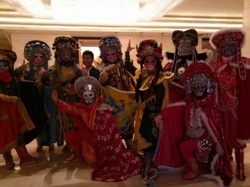 川劇變臉  表演